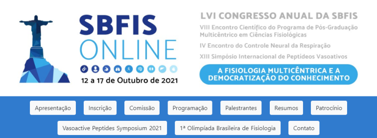 56º Congresso Anual da Sociedade Brasileira de Fisiologia - On-Line